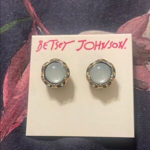 Betsey Johnson Gold and Silver Vintage-Inspired Earrings